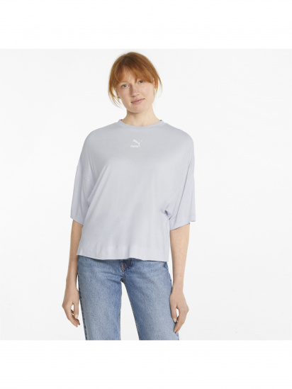 Футболка PUMA Classics Splitside Tee модель 533509 — фото 3 - INTERTOP