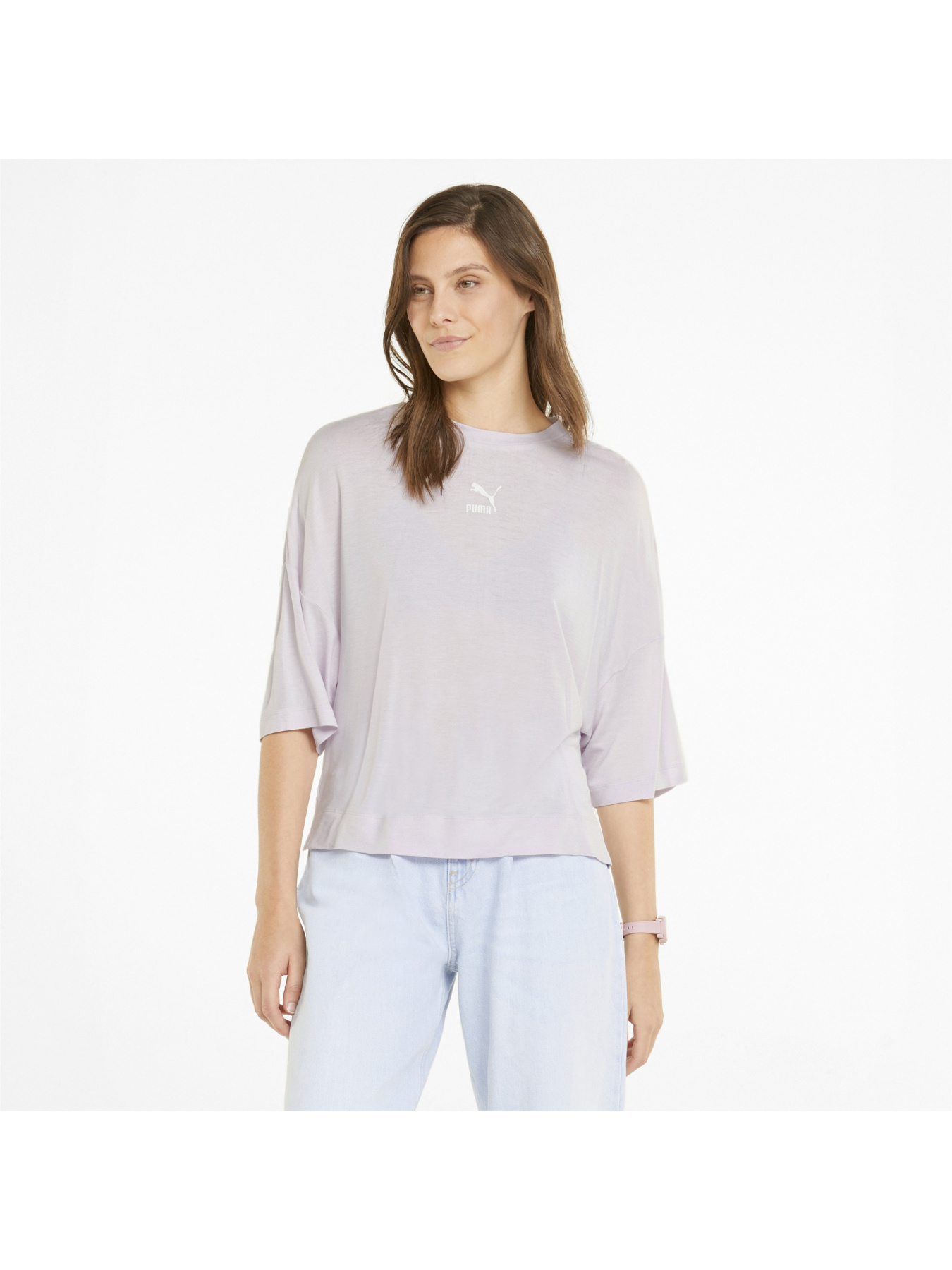 Футболка PUMA Classics Splitside Tee модель 533509 Фото