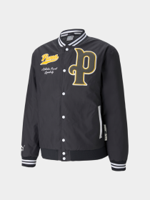 Демисезонная куртка PUMA Team Letterman Jacket модель 534307 Фото