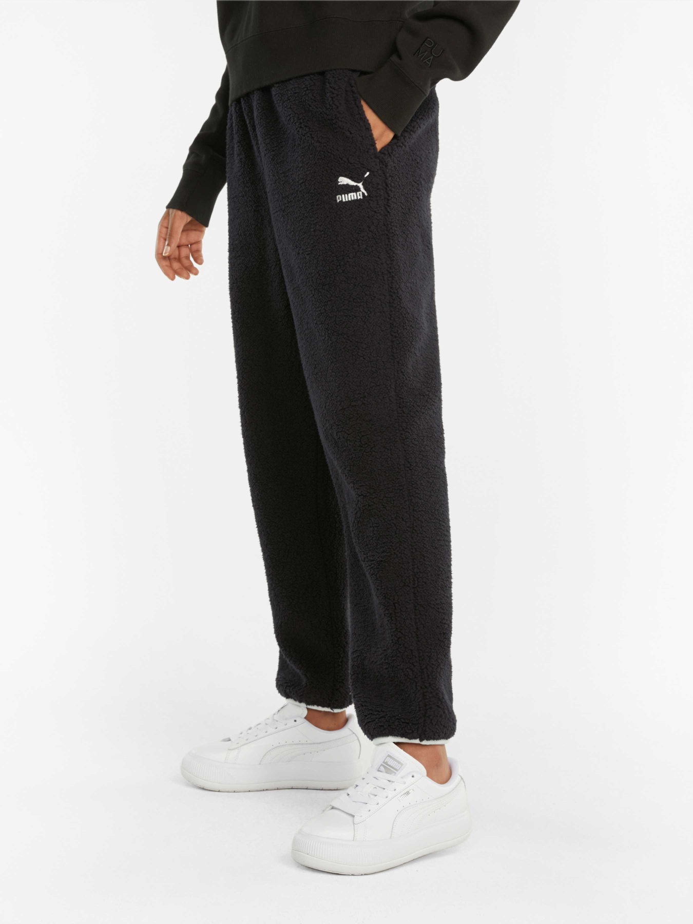 Штани спортивні PUMA Clsx Sherpa Pants модель 589980 Фото