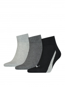 Набор носков PUMA Unisex Lifestyle Quarter 3P модель 907952 Фото