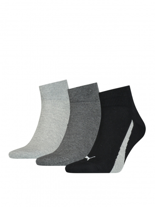 Набір шкарпеток PUMA Unisex Lifestyle Quarter 3P модель 907952 Фото