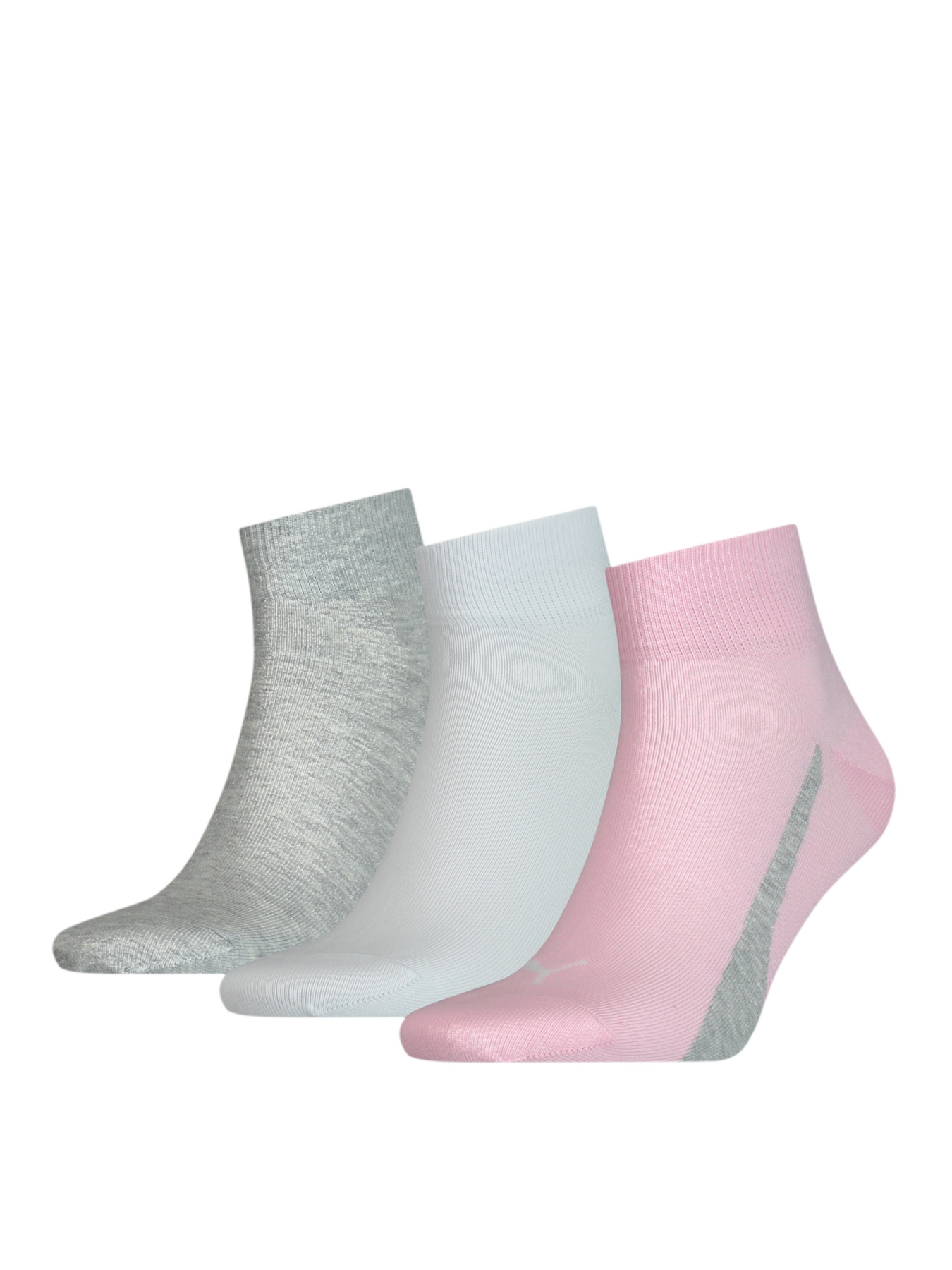 Набор носков PUMA Unisex Lifestyle Quarter 3P модель 907952 Фото