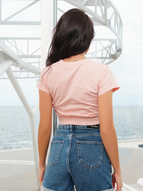 Футболка ISSA Plus модель WN20-288_pink Фото