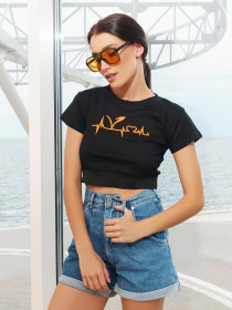 Футболка ISSA Plus модель WN20-291_black Футболка ISSA Plus модель WN20-291_black Фото