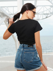 Футболка ISSA Plus модель WN20-291_black Фото