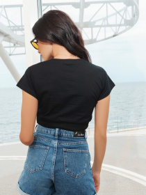 Футболка ISSA Plus модель WN20-292_black Фото