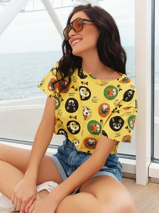 Футболки и поло ISSA Plus модель WN20-293_yellow Фото