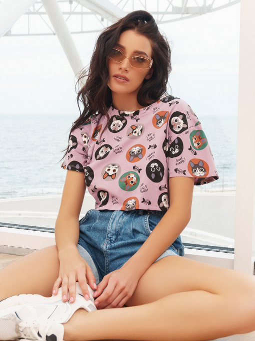 Футболки и поло ISSA Plus модель WN20-293_lilac Фото