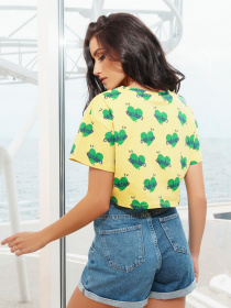 Футболка ISSA Plus модель WN20-294_yellow Фото