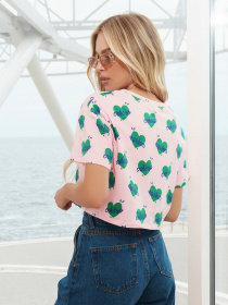 Футболка ISSA Plus модель WN20-294_pink Футболка ISSA Plus модель WN20-294_pink Фото