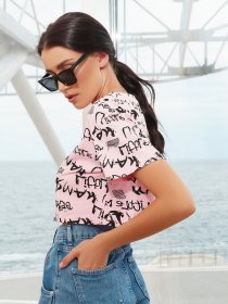 Футболка ISSA Plus модель WN20-295_pink Фото