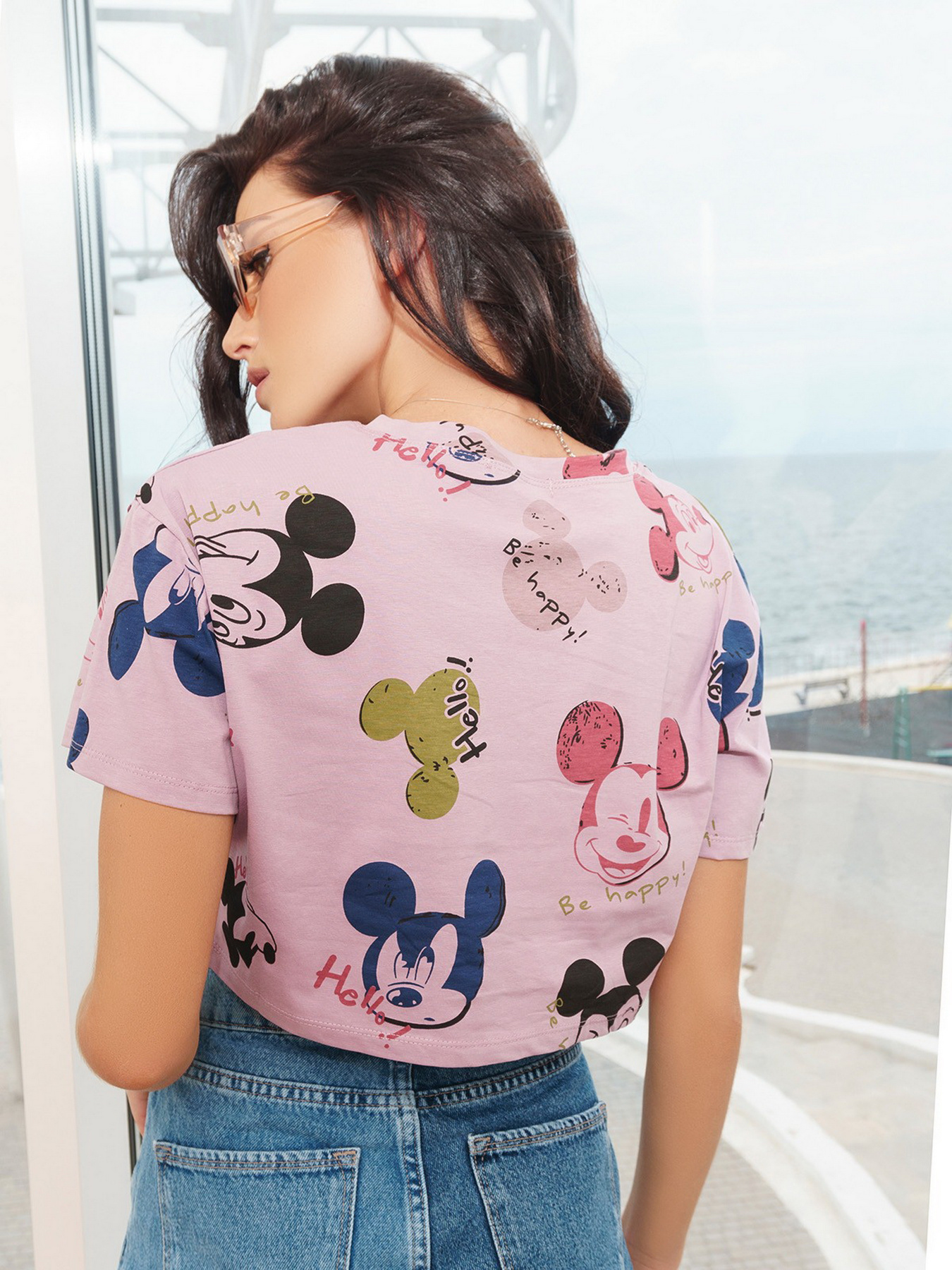 Футболка ISSA Plus модель WN20-296_lilac Фото