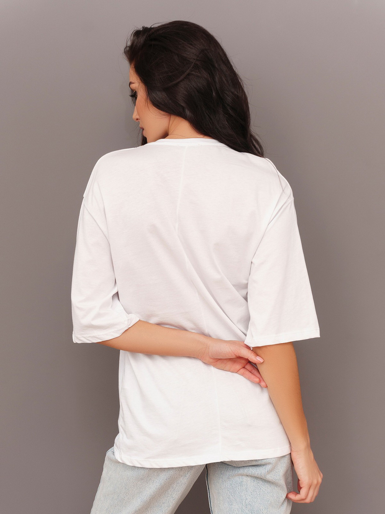 Футболка ISSA Plus модель WN20-297_white Фото