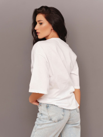 Футболка ISSA Plus модель WN20-297_white Фото