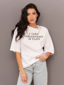 Футболка ISSA Plus модель WN20-297_white Фото