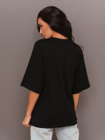 Футболка ISSA Plus модель WN20-297_black Фото