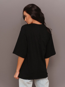 Футболка ISSA Plus модель WN20-297_black Фото