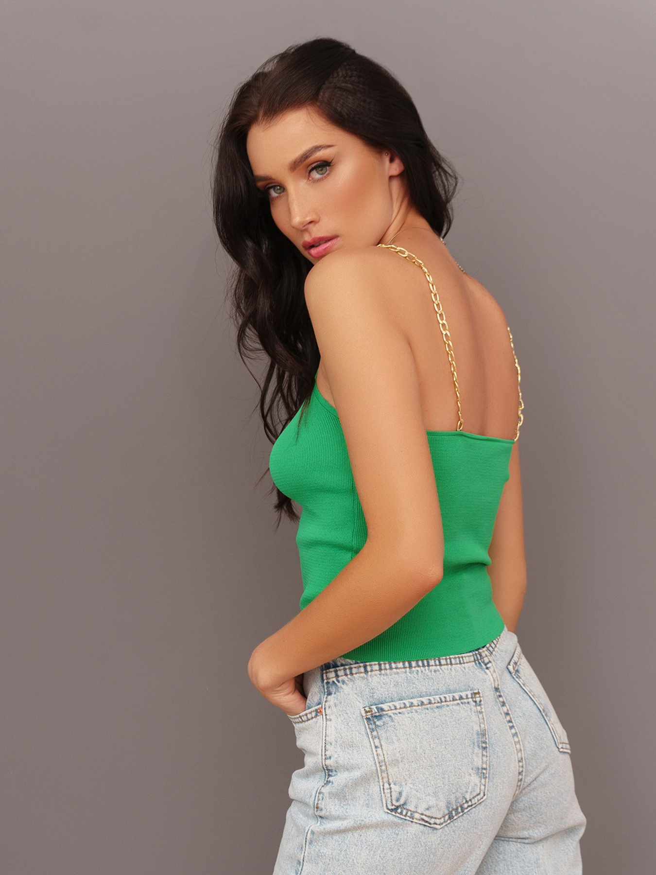 Топ ISSA Plus модель WN20-302_green Фото