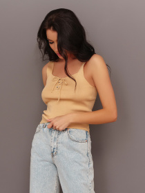 Майка ISSA Plus модель WN20-303_beige Фото