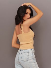 Майка ISSA Plus модель WN20-303_beige Фото