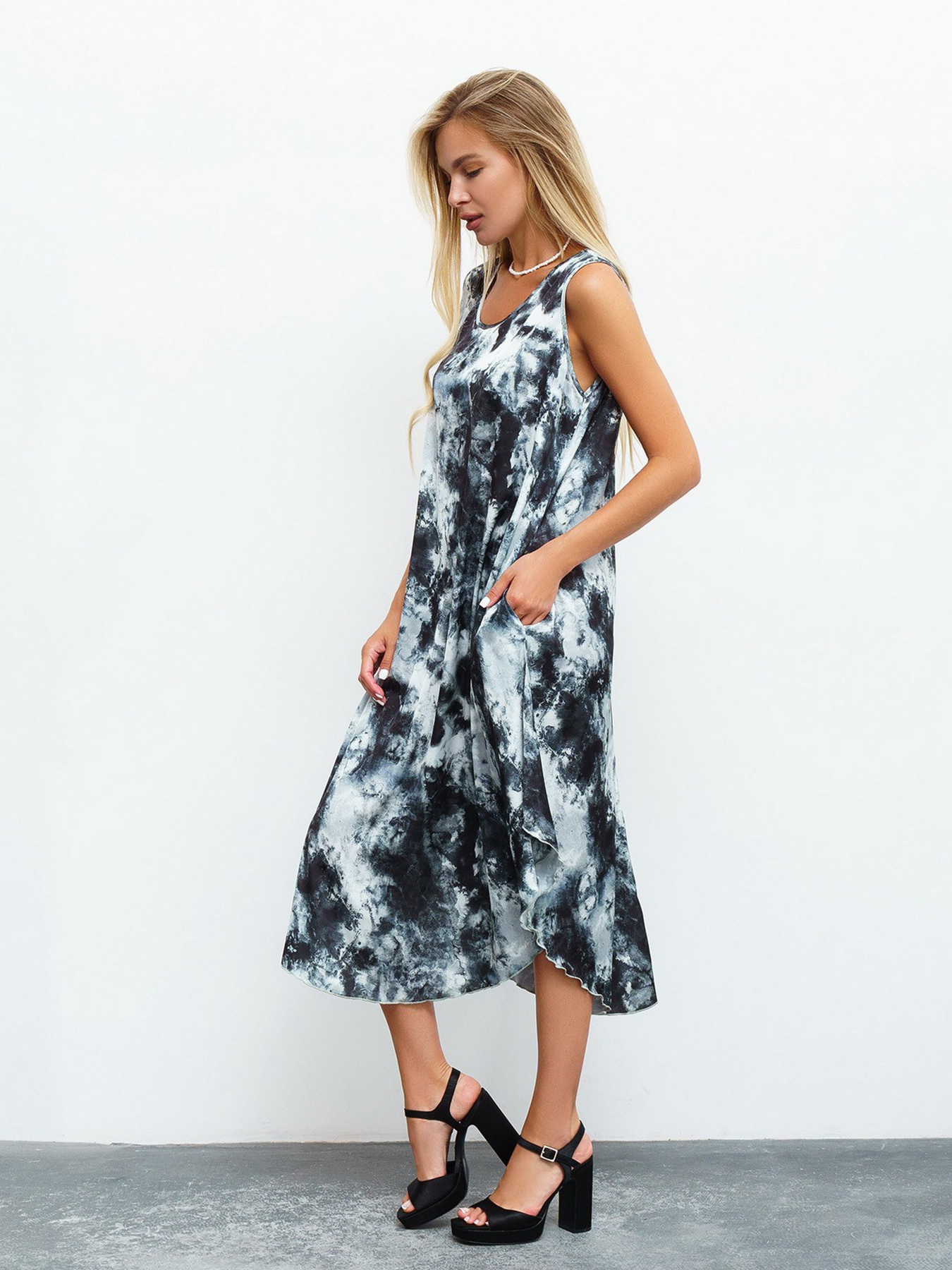 Сарафан ISSA Plus модель 13448_multicolor Фото