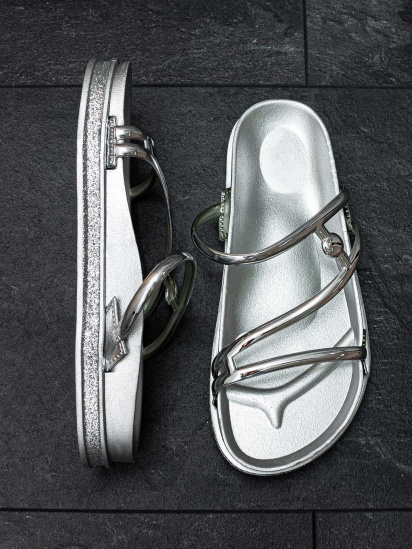 Шльопанці ISSA Plus модель OB2-66_silver — фото - INTERTOP