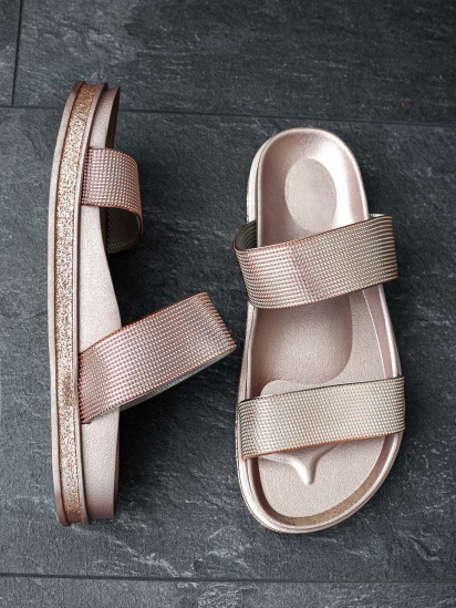 Шлепанцы ISSA Plus модель OB2-67_pink — фото - INTERTOP