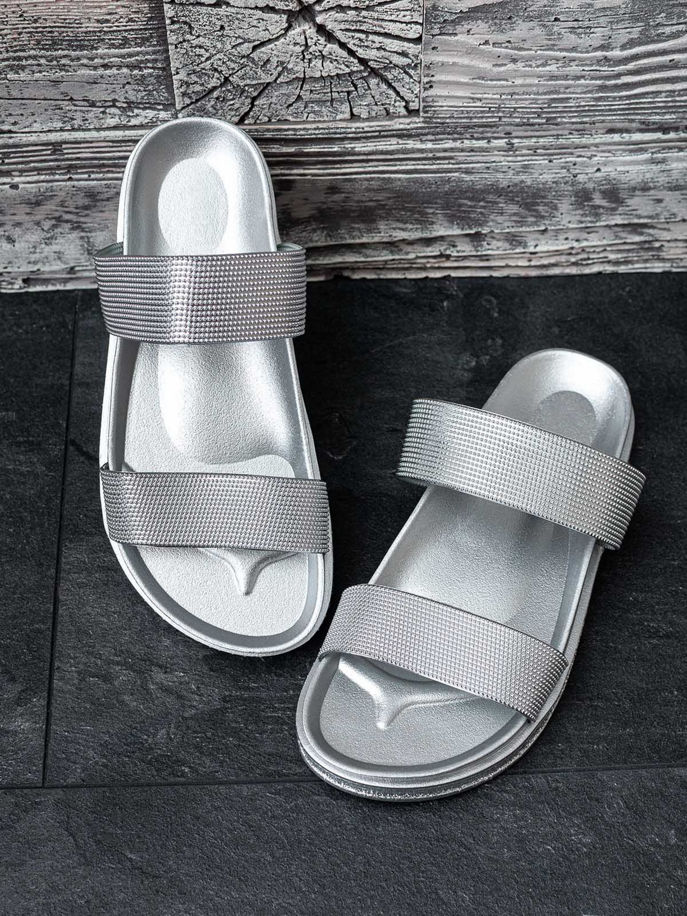 Шльопанці ISSA Plus модель OB2-67_silver Фото