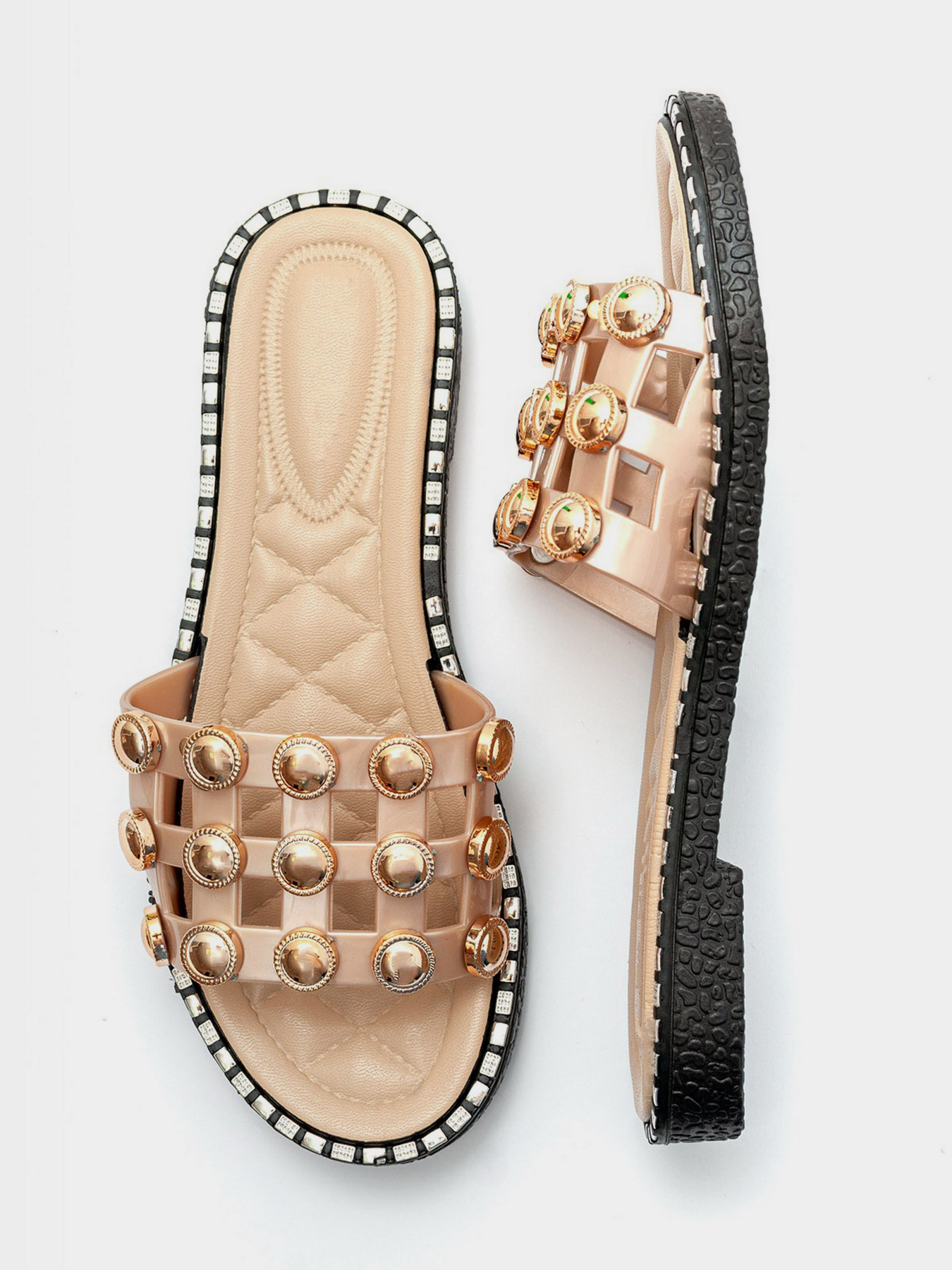 Шльопанці ISSA Plus модель OB2-68_gold Фото