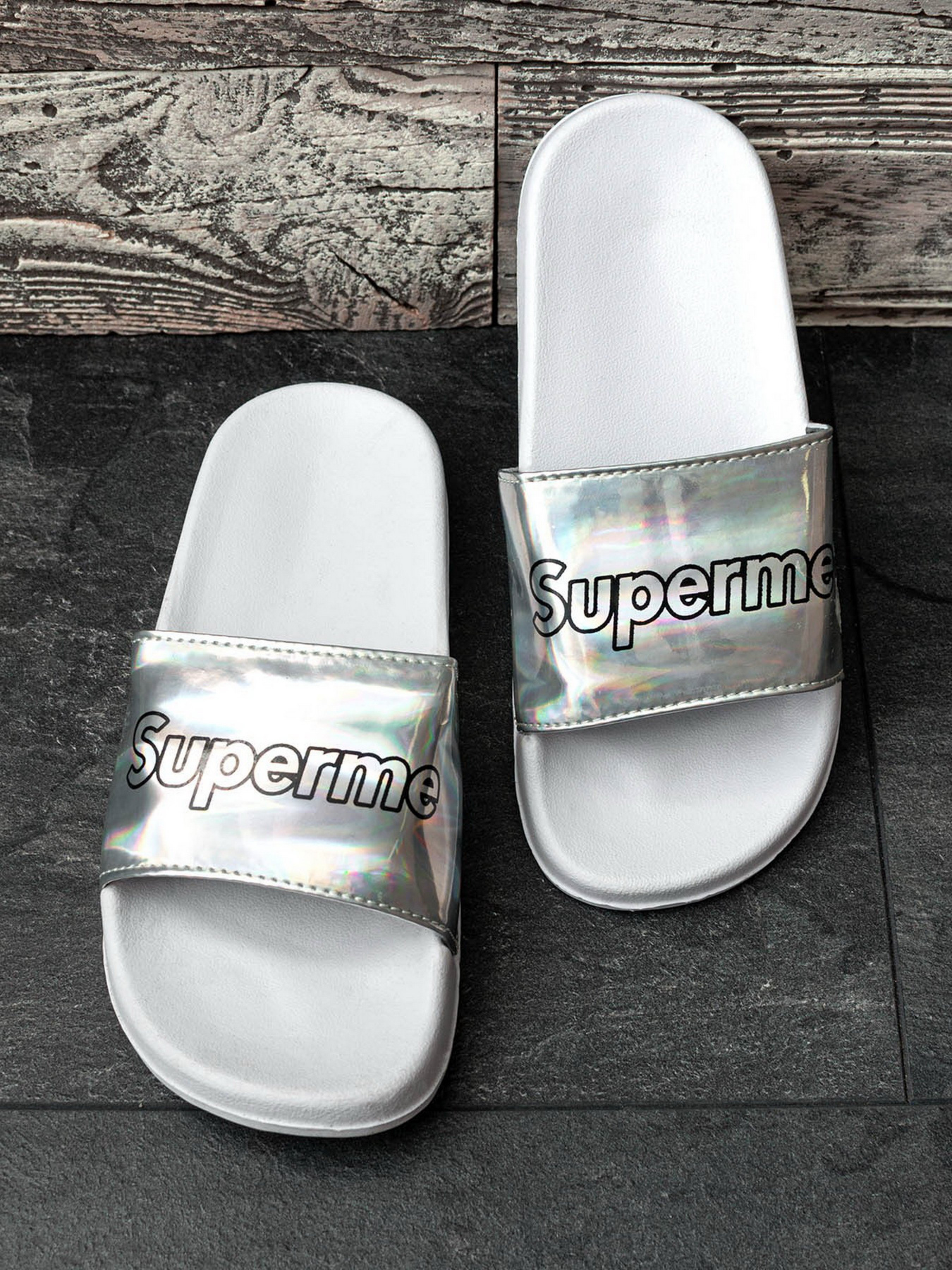 Шлепанцы ISSA Plus модель OB2-69_white Фото