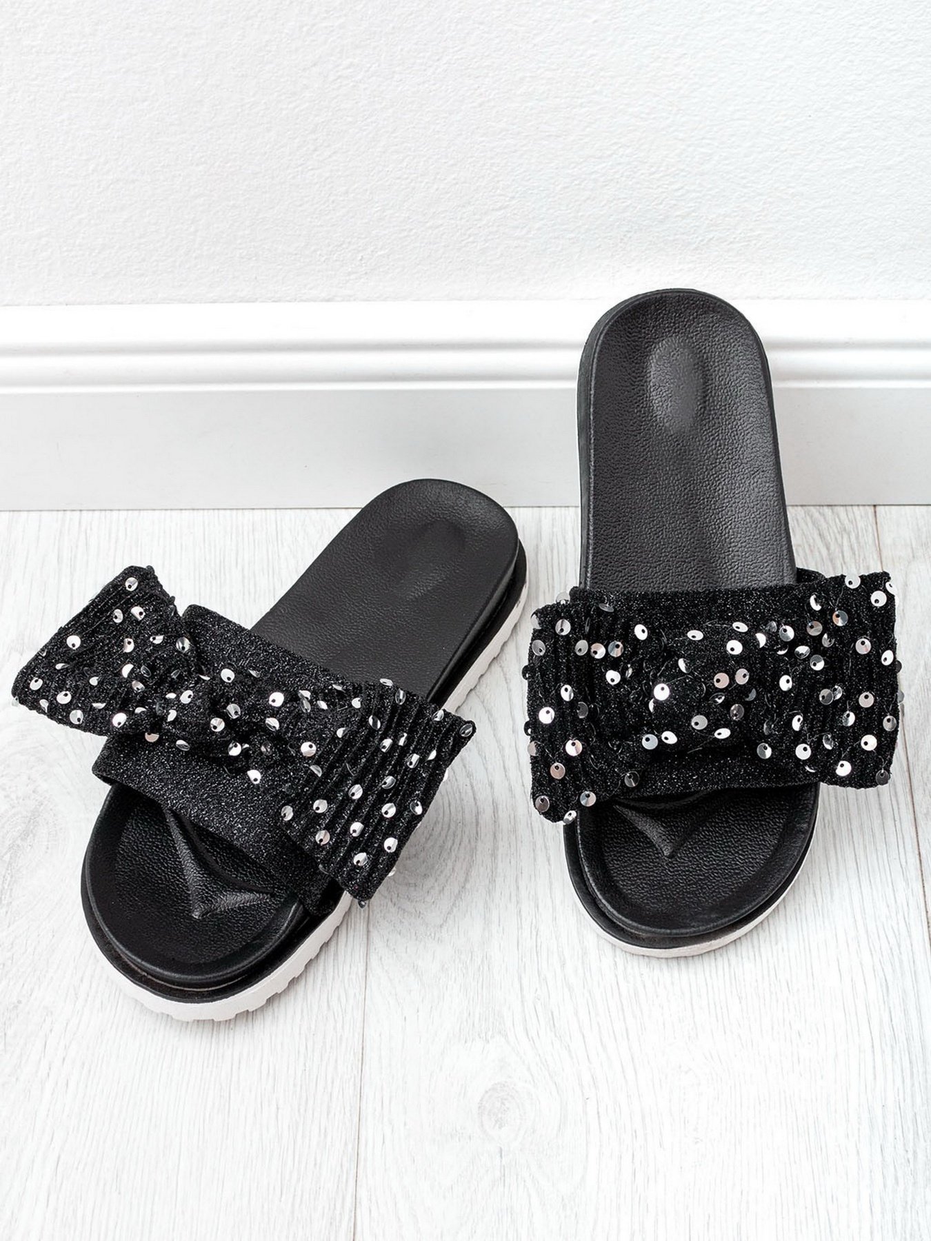 Шлепанцы ISSA Plus модель OB2-72_black Фото