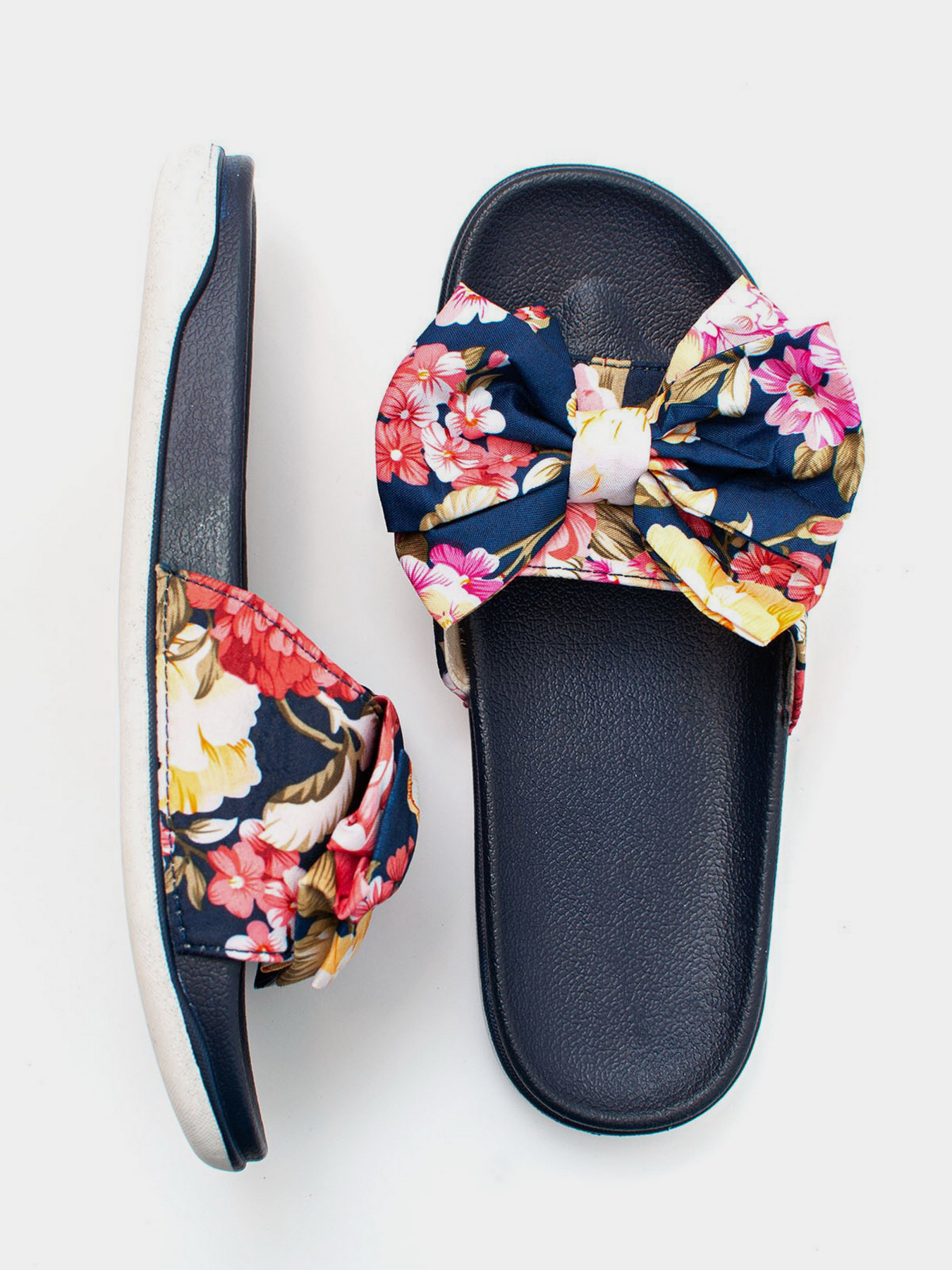 Шлепанцы ISSA Plus модель OB2-73_darkblue Фото