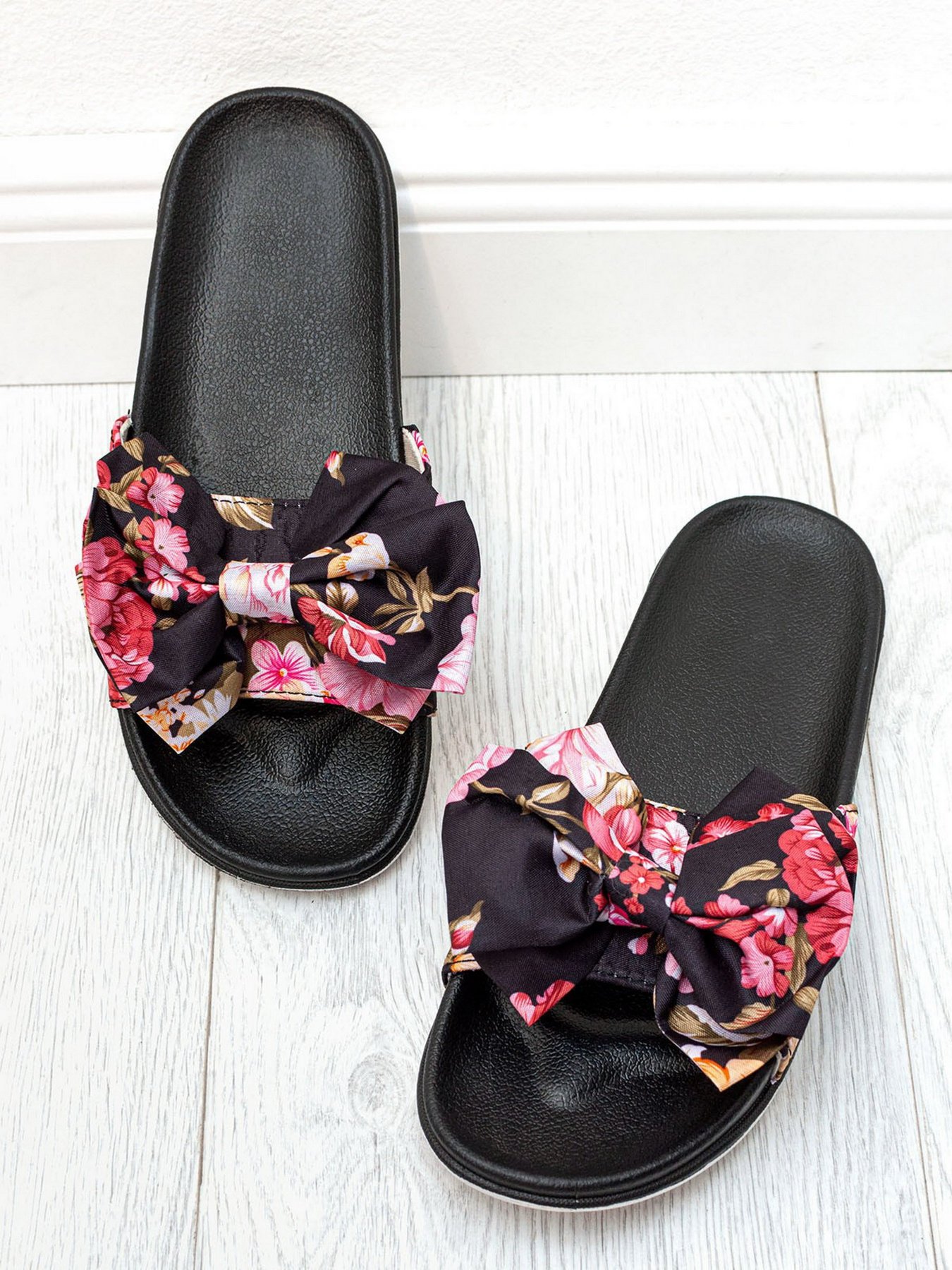 Шлепанцы ISSA Plus модель OB2-73_black Шлепанцы ISSA Plus модель OB2-73_black Фото