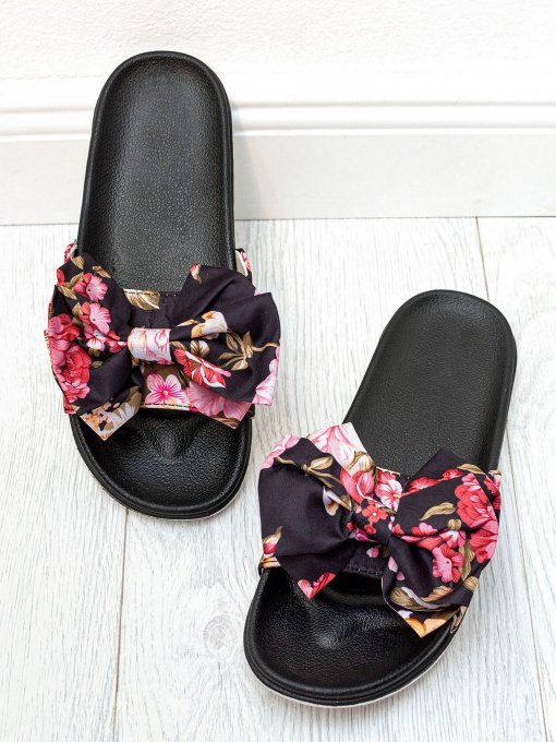 Шлепанцы ISSA Plus модель OB2-73_black Фото