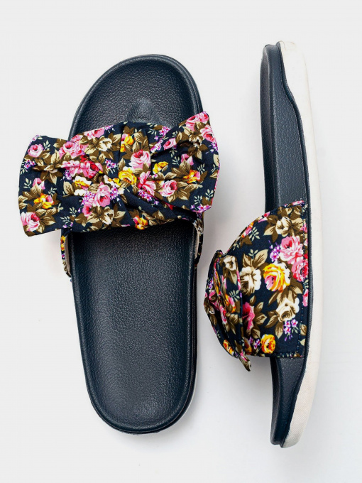 Шлепанцы ISSA Plus модель OB2-74_darkblue Фото