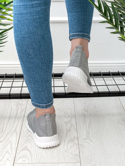 Кроссовки ISSA Plus модель OB2-81_grey — фото 3 - INTERTOP