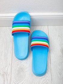 Шлепанцы ISSA Plus модель OB2-70_blue Фото