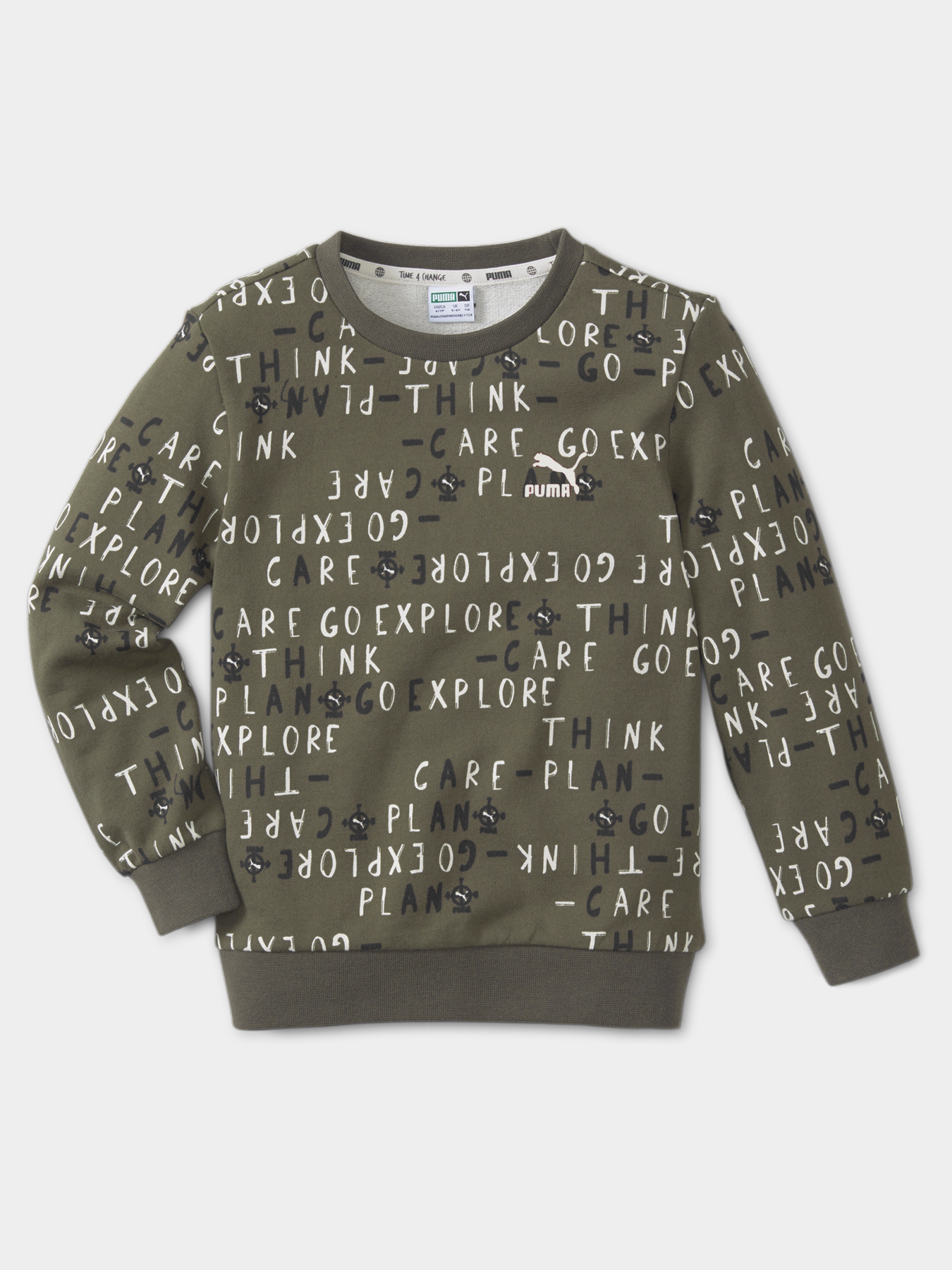 Свитшот PUMA T4c Crew модель 589297 Фото