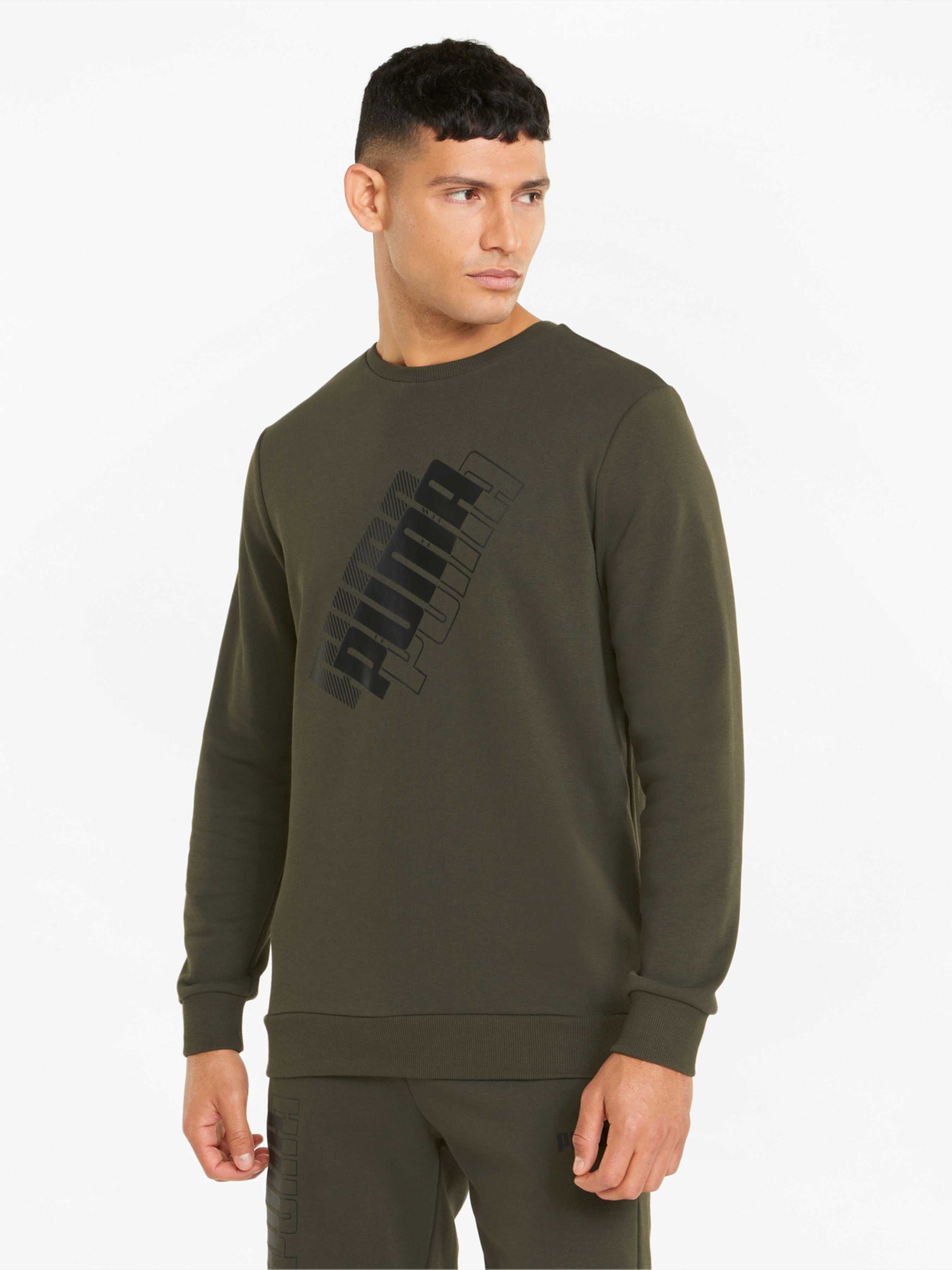 Світшот PUMA Power Logo Crew модель 847377 Світшот PUMA Power Logo Crew модель 847377 Фото