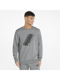 Світшот PUMA Power Logo Crew модель 847377 Світшот PUMA Power Logo Crew модель 847377 Фото