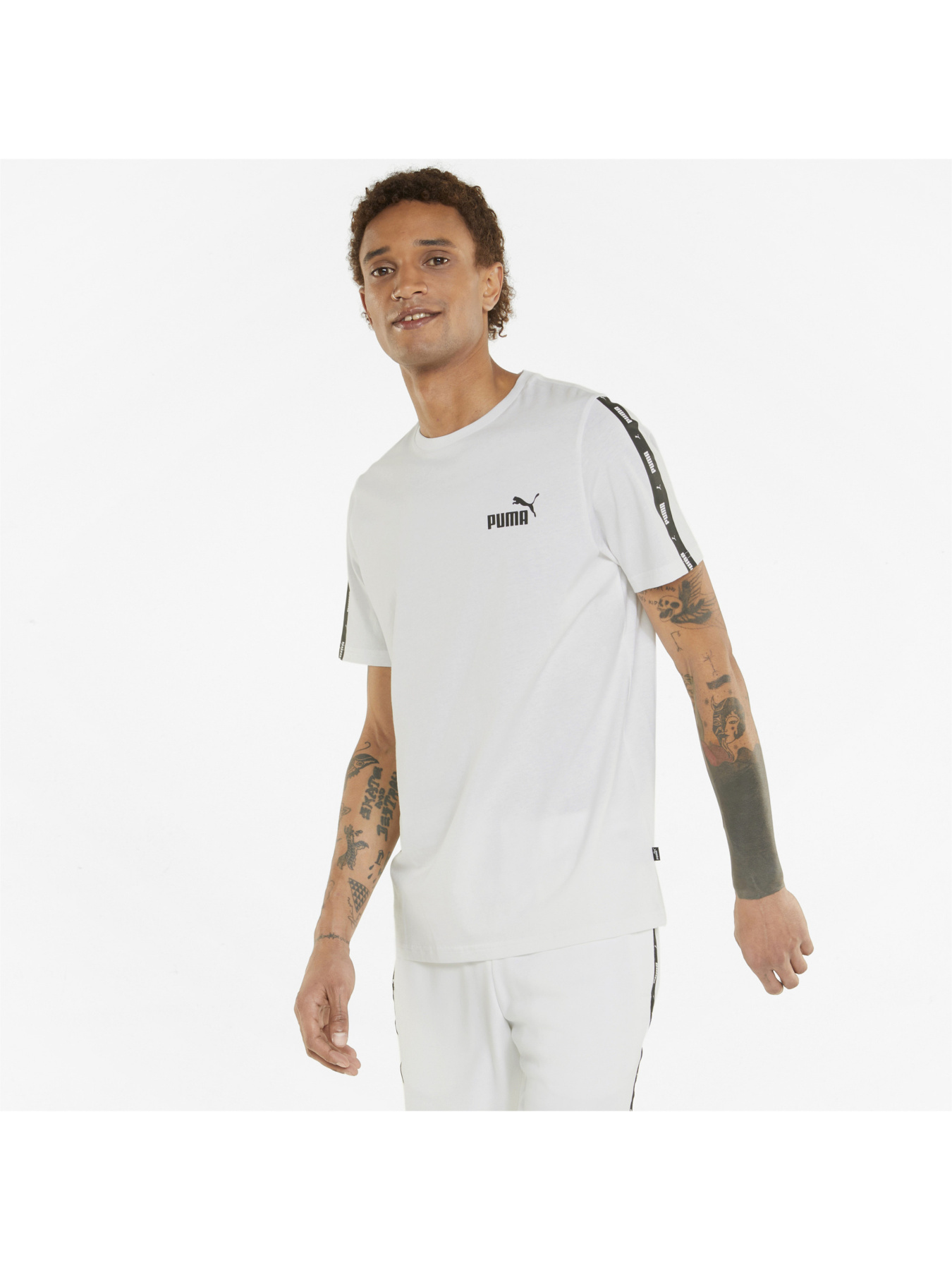Футболка PUMA Ess+ Tape Tee модель 847382 Фото