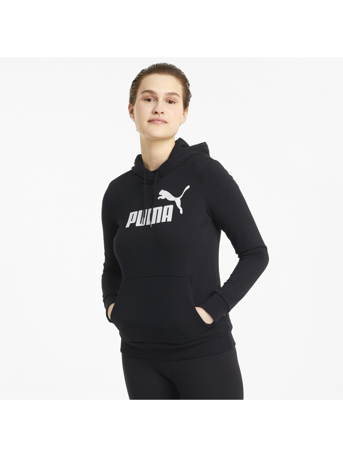 Худи PUMA Ess Logo Hoodie модель 586791 Фото