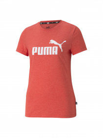 Футболка спортивная PUMA Ess Logo Heather Tee модель 586876 Фото