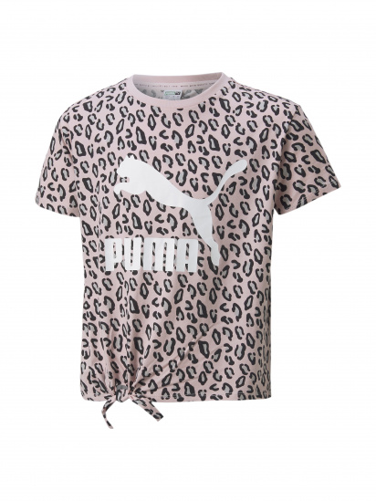 Футболка PUMA Summer Roar Aop Knotted Tee модель 533389 - фото