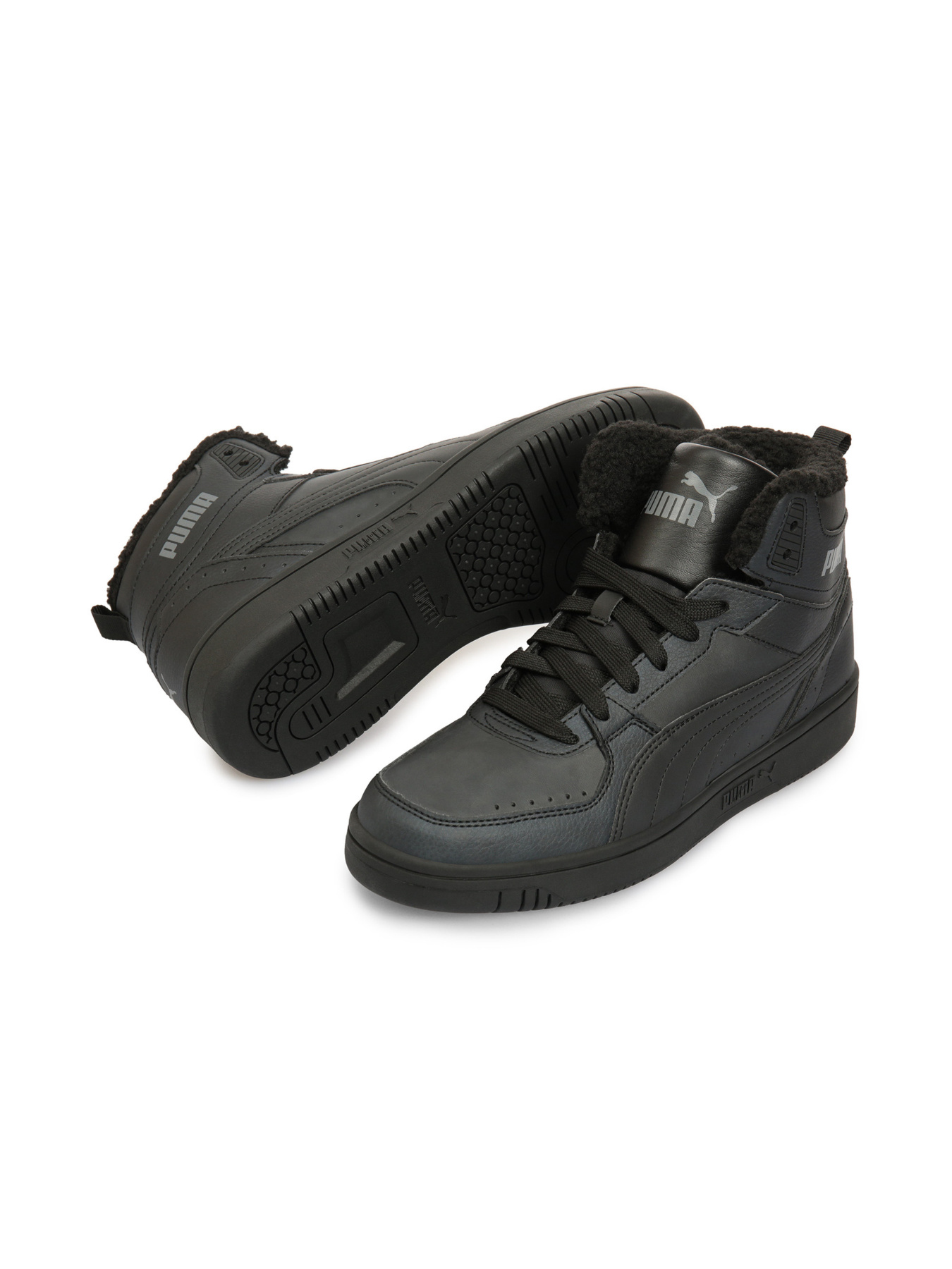 Кеды высокие PUMA Rebound Joy Fur модель 375576 Фото