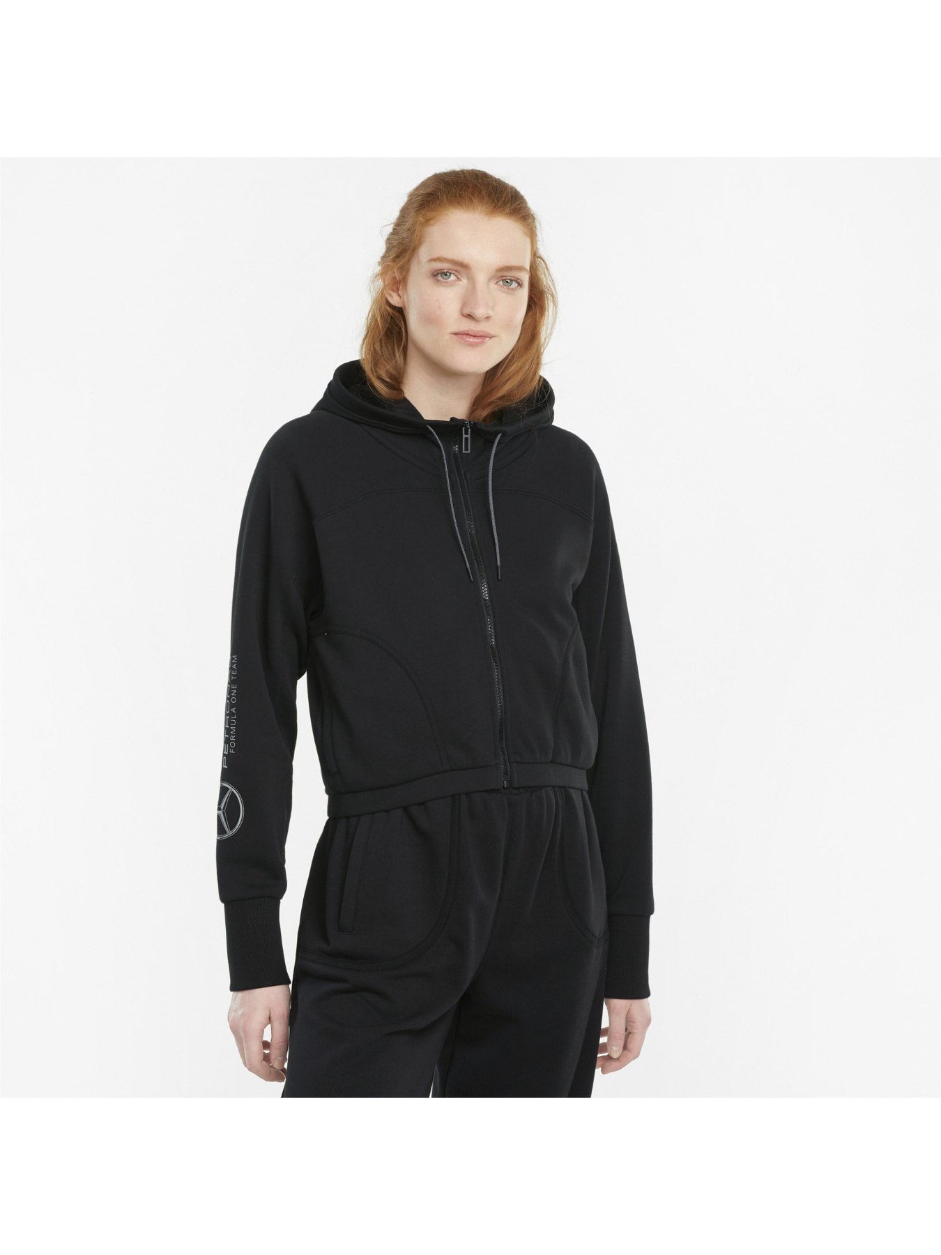 Спортивная кофта PUMA Mapf1 Wmn Hooded Sweat Jkt модель 531896 Фото