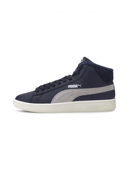 Ботинки PUMA Smash V2 Mid L Fur Jr модель 366895 Фото