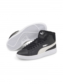 Кроссовки PUMA Smash V2 Mid L Fur Jr модель 366895 Фото