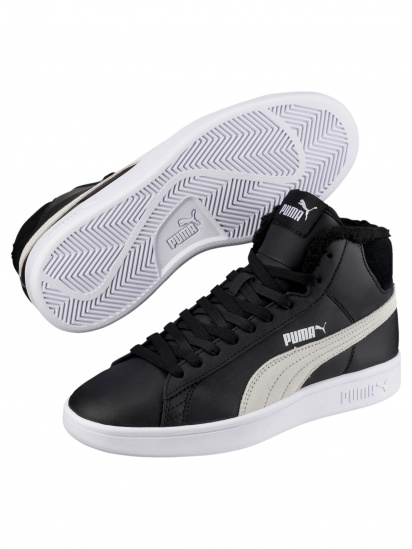 Кросівки PUMA Smash V2 Mid L Fur Jr модель 366895 - фото